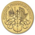 Austria 1/10 oz Gold Philharmonic Coin