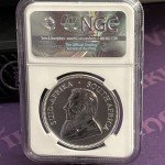 2017 Krugerrand Silver 1 oz Coin NGC 70