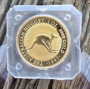 1997 Australian 1 Oz Gold Kangaroo Coin