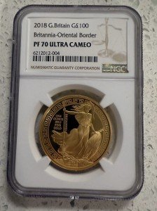 2018 1 oz Gold Britannia Proof Coin - Rare