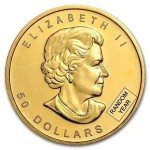 2015 Canadian Gold Maple Leaf 1/10 oz Coin