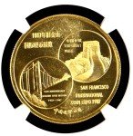1987 China 1 oz Gold Panda Medal NGC PF69