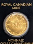 2016 Royal Canadian Mint 1g Gold Maple Leaf Coin