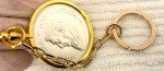Krugerrand 1 oz Silver Coin Keychain