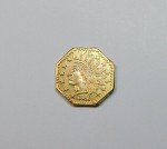 1881 California Gold 25c Coin - Gem Quality