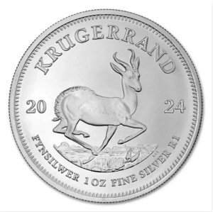 2024 South Africa 1 oz Silver Krugerrand Coin