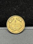 1855 Uncirculated Three Dollar Indian Gold Coin