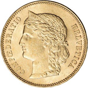 Swiss Gold 20 Francs Coin - Random Year