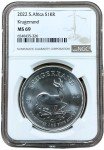 2022 South Africa 1oz Silver Krugerrand Coin