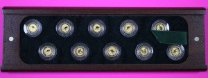 1990-1999 Gold Kangaroo Nugget 10 Coin Set