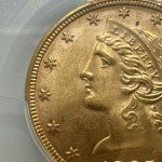1895 Liberty Head $5 Gold Half Eagle Coin