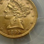 1895 Liberty Head $5 Gold Half Eagle Coin