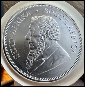 2025 1 oz Silver Krugerrand Coin - South Africa