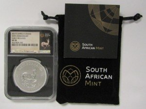 2017 1oz Silver South Africa Krugerrand Coin