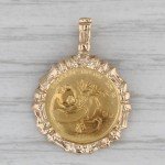 1984 5 Yuan Chinese Panda Coin in 14k Bezel