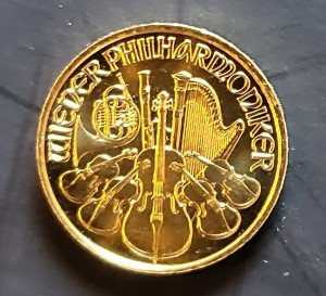 Austrian Gold Philharmonic 1/10 oz Coin 2009