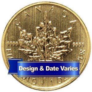$50 Canadian Maple Leaf Gold Coin 1 oz