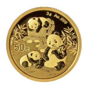 2025 China ¥50 Gold Panda Coin .999