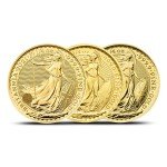1/4 oz British Gold Britannia Coin - Random Year