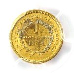 1851 Liberty Gold Dollar G$1 - PCGS Certified