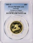 2002-P Australia 1/2 oz Gold Kangaroo Coin