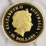 2002-P Australia 1/2 oz Gold Kangaroo Coin