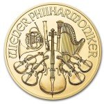 Austria 1/10 oz Gold Philharmonic Coin