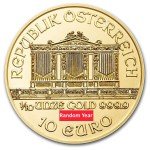 Austria 1/10 oz Gold Philharmonic Coin