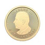2025 $5 Gold Canadian Maple Leaf Coin 1/10 oz
