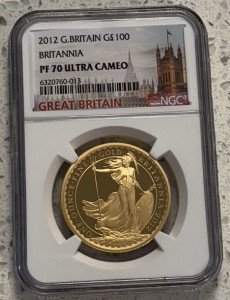 2012 1oz Gold Britannia Proof Coin