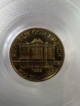 1999 Austria Gold 1/10 oz Philharmonic Coin