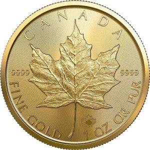 2023 Canadian Gold Maple Leaf Coin - 1 oz