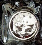 1987 1 oz Gold Chinese Proof Panda Medal