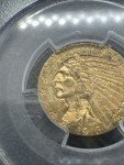 1913 $5 Indian Gold Half Eagle Coin - MS-62