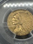 1913 $5 Indian Gold Half Eagle Coin - MS-62