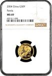 2004 1/10 oz Chinese Gold Panda Coin MS69