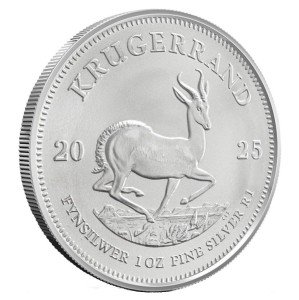 2025 1 oz Silver Krugerrand Coin - South Africa