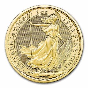 2023 1 oz Gold Britannia Coin - Queen Elizabeth II