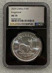 2024 South Africa Silver Krugerrand 1 oz NGC MS 70