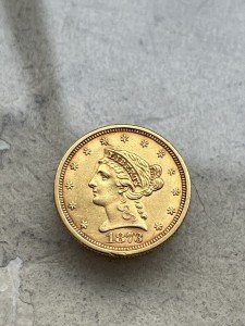1873 $2.5 Gold Liberty Coin - Uncirculated