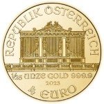 2023 Austrian Philharmonic 1/25 oz Gold Coin