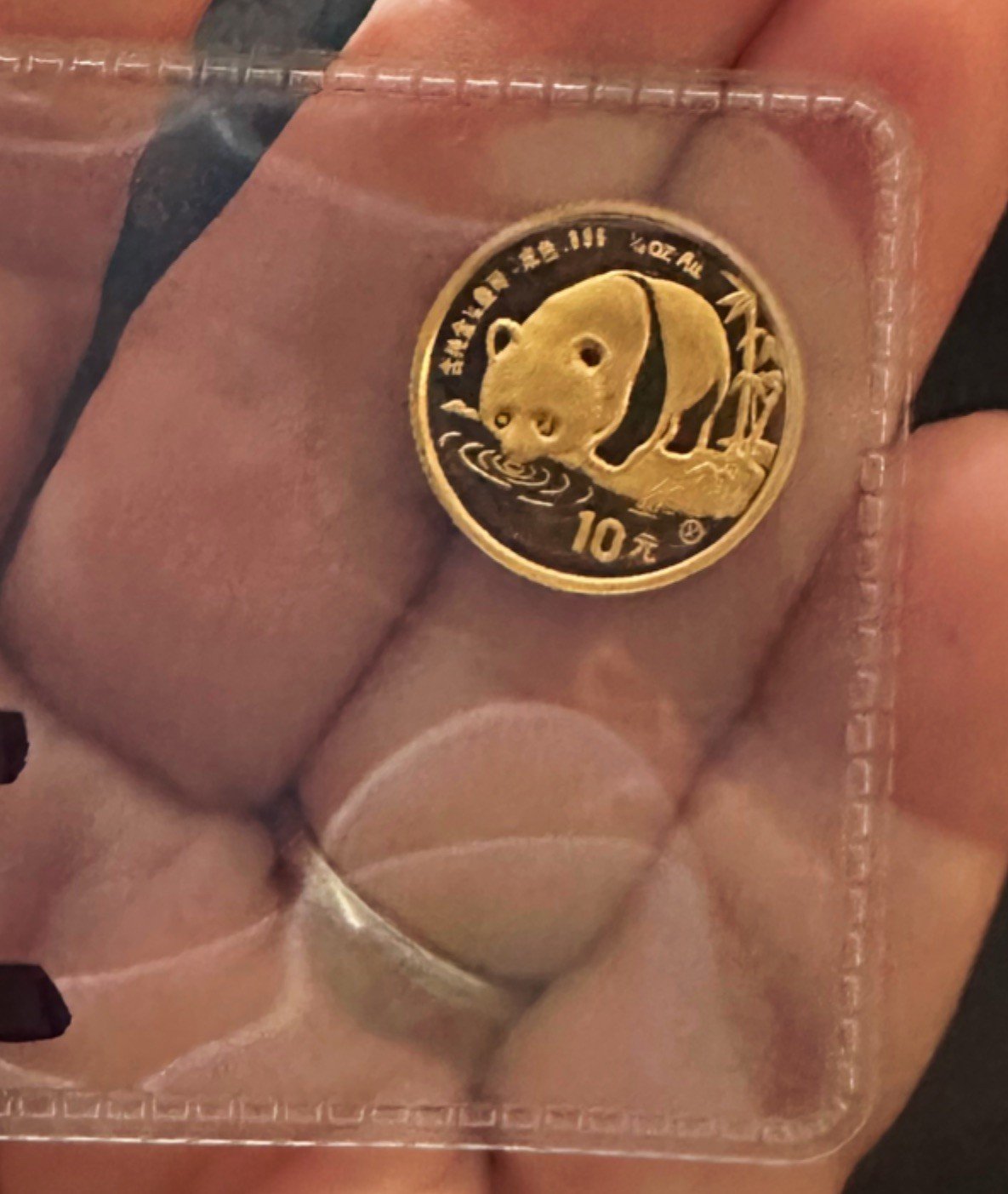 China Panda Gold Coin 1/10 Oz - 3 Available