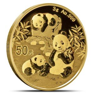 2025 3 Gram Chinese Gold Panda Coin