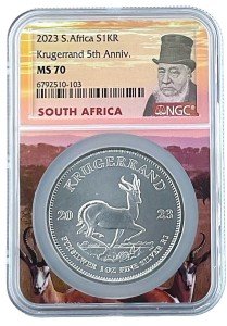 2023 South Africa 1oz Silver Krugerrand Coin