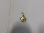 14k Yellow Gold Chinese Panda Coin Pendant