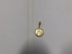 14k Yellow Gold Chinese Panda Coin Pendant