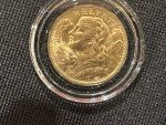 1922 Swiss Gold 20 Francs Helvetia Coin