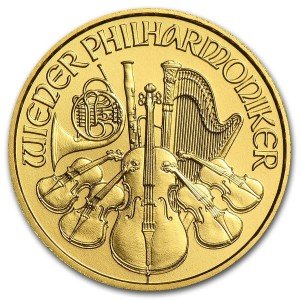 Austrian Gold Philharmonic 1/10 oz Coin