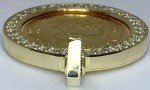 South Krugerrand Pendant with Lab-Created Diamond