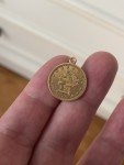 1861 US Gold Quarter Eagle Civil War Coin